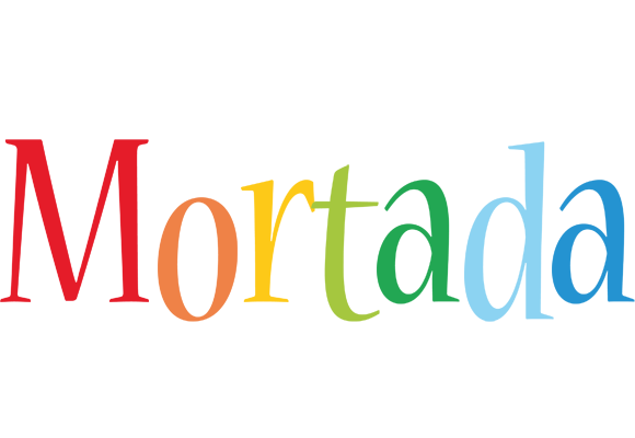 Mortada birthday logo