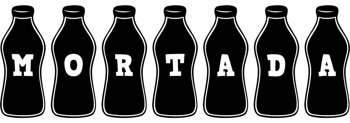 Mortada bottle logo