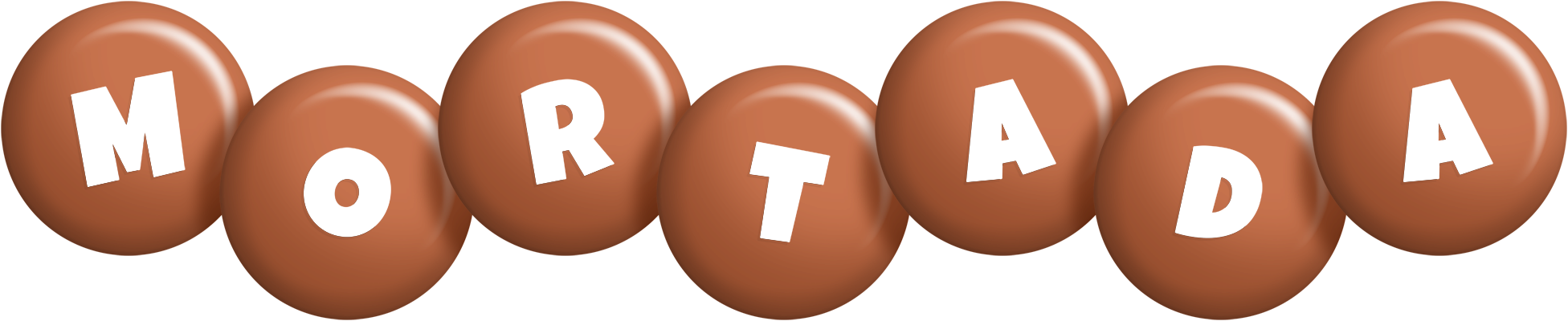 Mortada candy-brown logo
