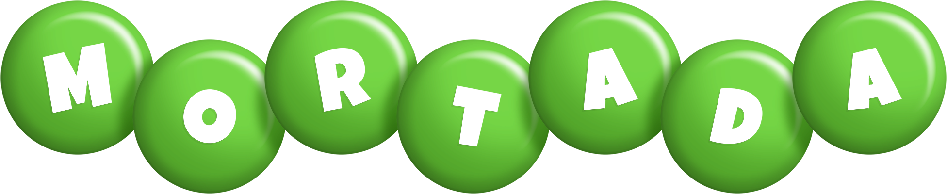 Mortada candy-green logo