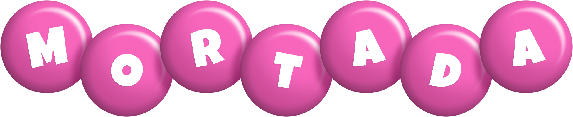 Mortada candy-pink logo