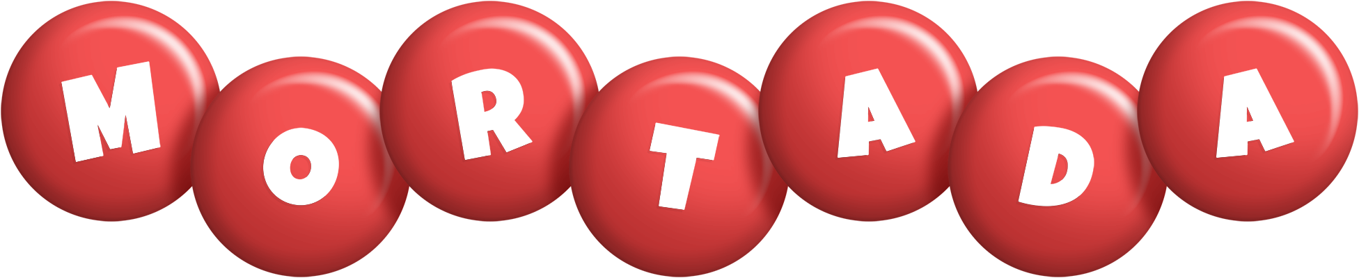 Mortada candy-red logo