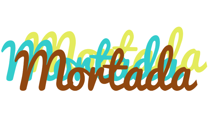 Mortada cupcake logo