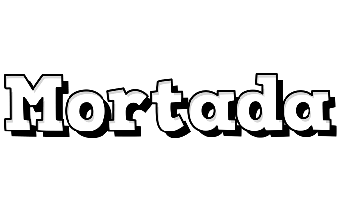 Mortada snowing logo