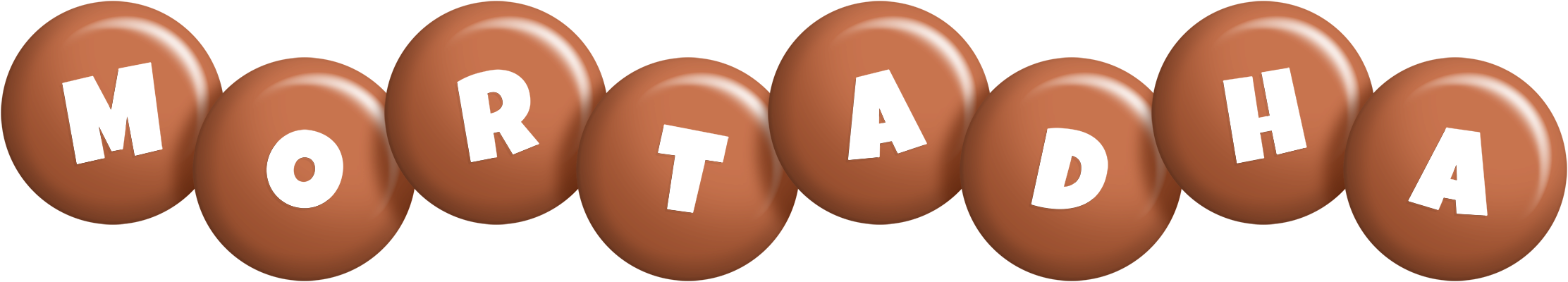 Mortadha candy-brown logo