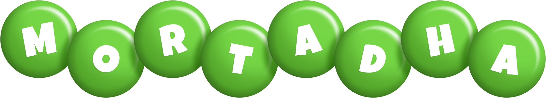 Mortadha candy-green logo