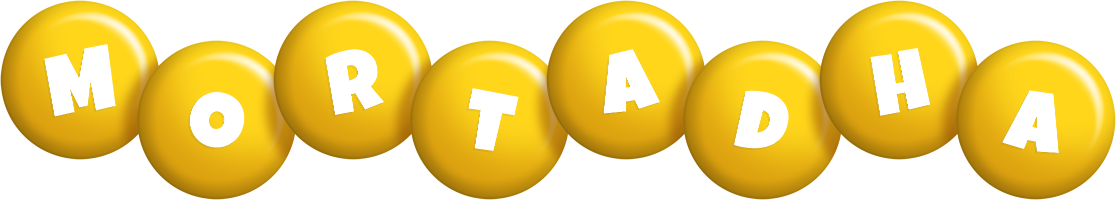 Mortadha candy-yellow logo