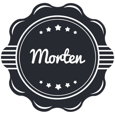 Morten badge logo