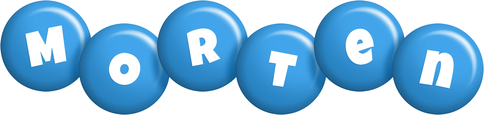 Morten candy-blue logo