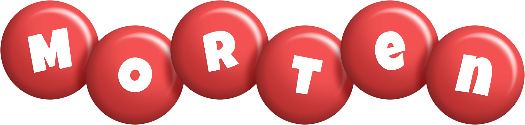 Morten candy-red logo