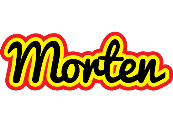 Morten flaming logo