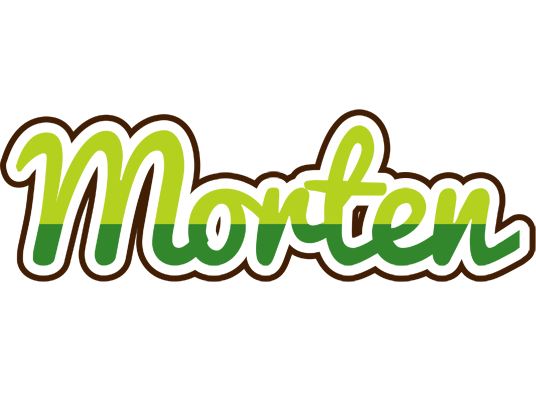 Morten golfing logo