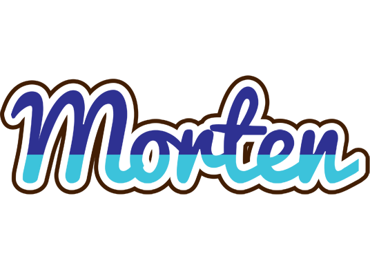 Morten raining logo