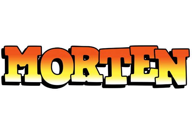 Morten sunset logo
