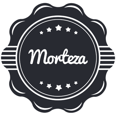 Morteza badge logo