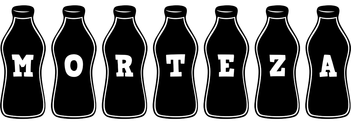 Morteza bottle logo