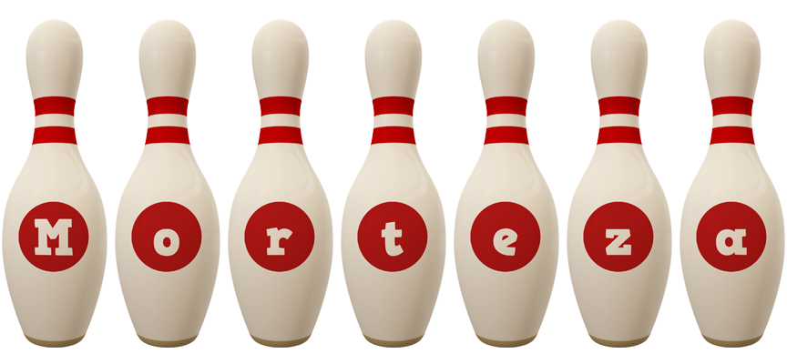 Morteza bowling-pin logo