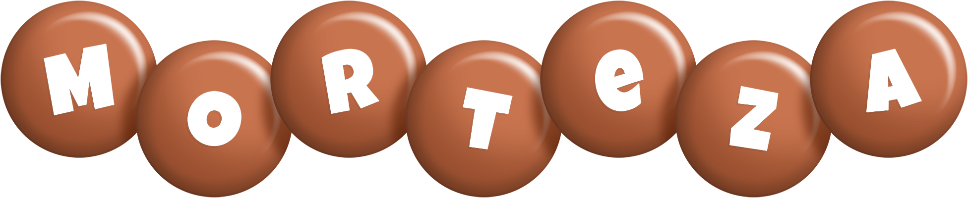Morteza candy-brown logo