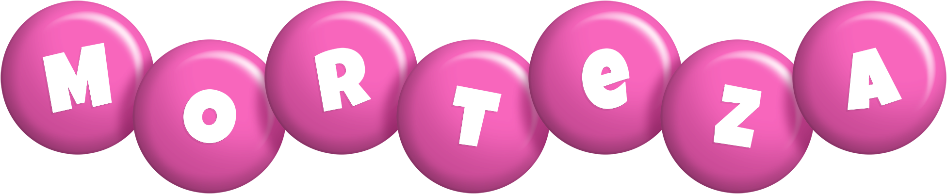 Morteza candy-pink logo