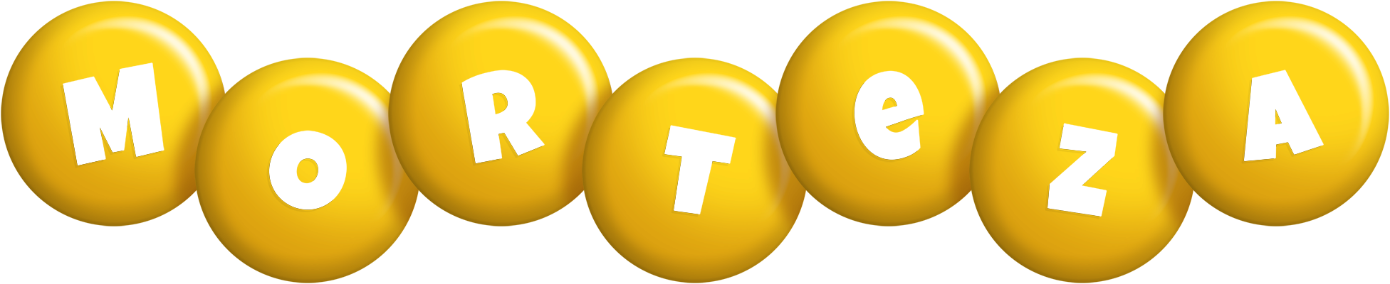 Morteza candy-yellow logo