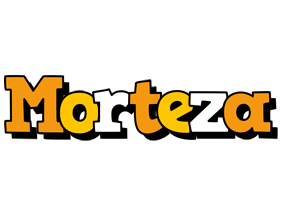 Morteza cartoon logo