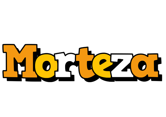 Morteza cartoon logo