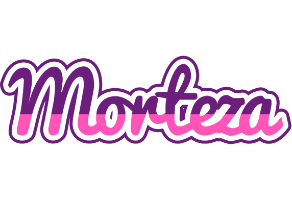 Morteza cheerful logo