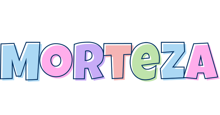 Morteza pastel logo