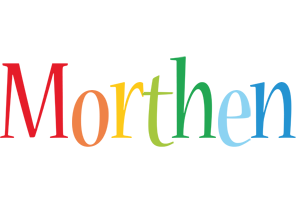 Morthen birthday logo