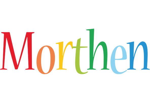 Morthen birthday logo