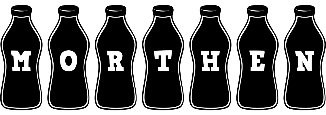 Morthen bottle logo
