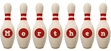 Morthen bowling-pin logo