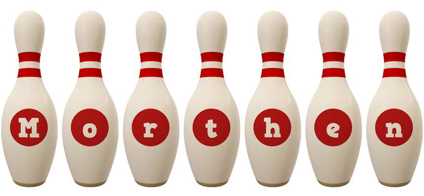 Morthen bowling-pin logo