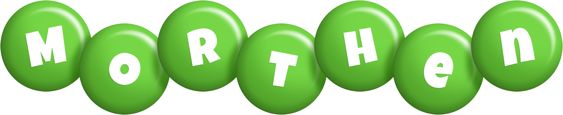 Morthen candy-green logo
