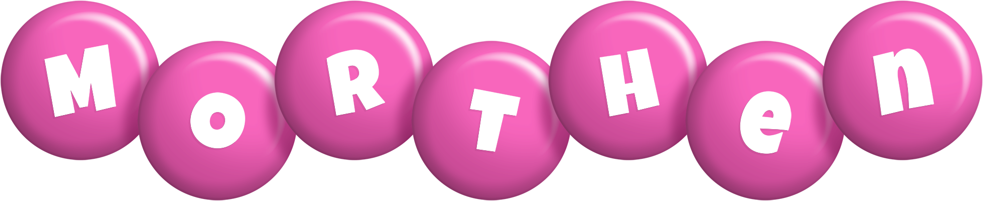 Morthen candy-pink logo