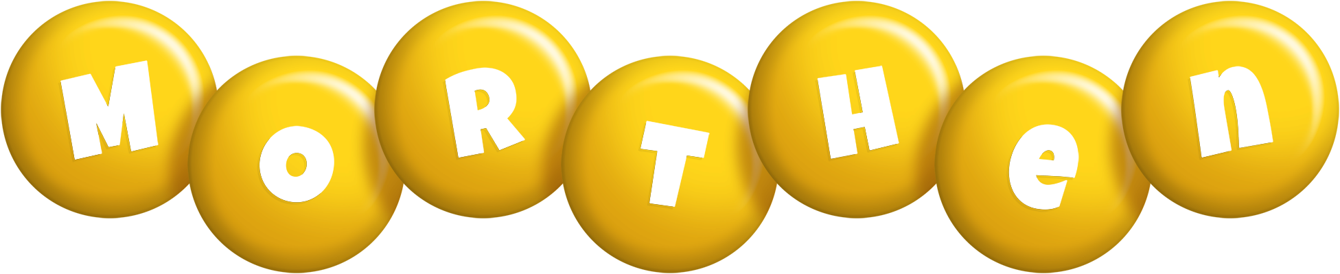 Morthen candy-yellow logo