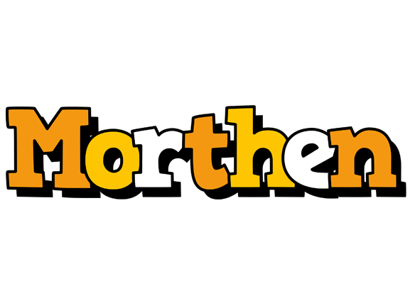 Morthen cartoon logo