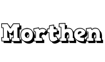 Morthen snowing logo