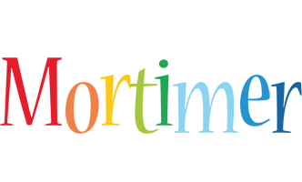 Mortimer birthday logo