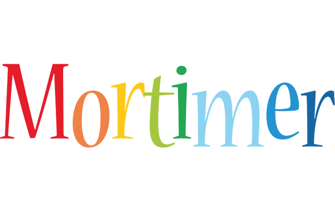 Mortimer birthday logo