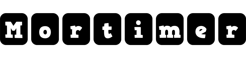 Mortimer box logo