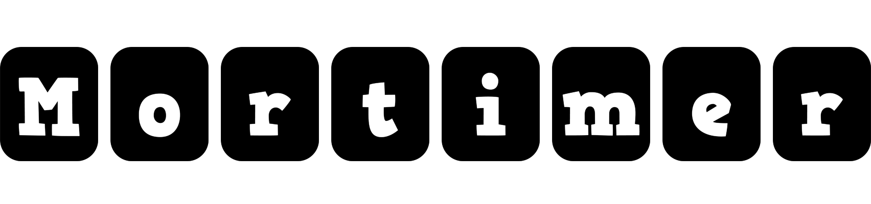 Mortimer box logo