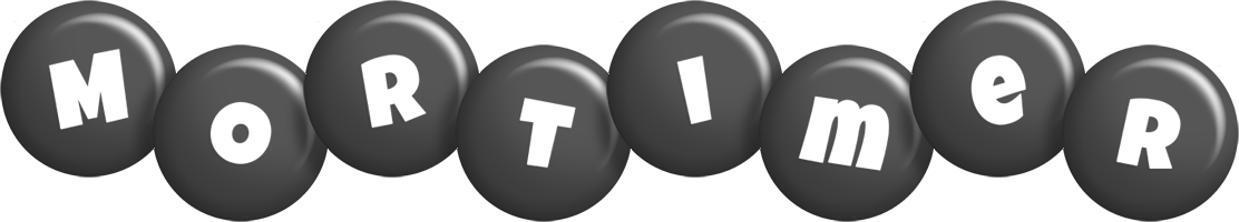 Mortimer candy-black logo
