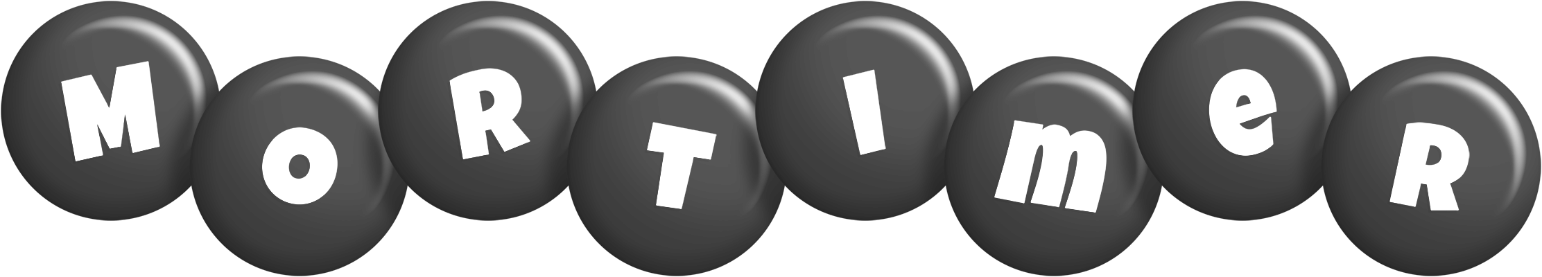 Mortimer candy-black logo