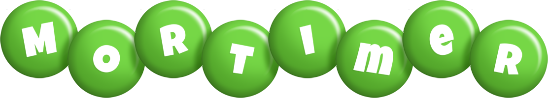 Mortimer candy-green logo