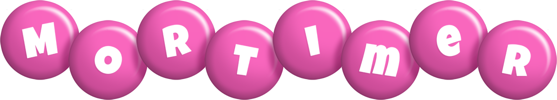 Mortimer candy-pink logo