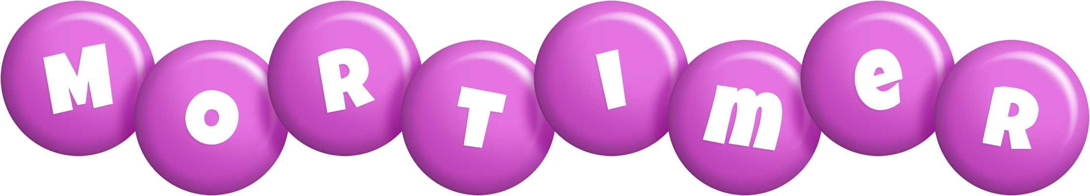 Mortimer candy-purple logo