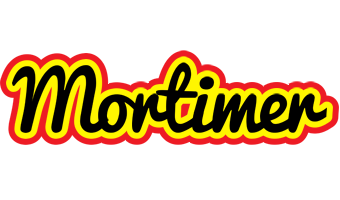 Mortimer flaming logo