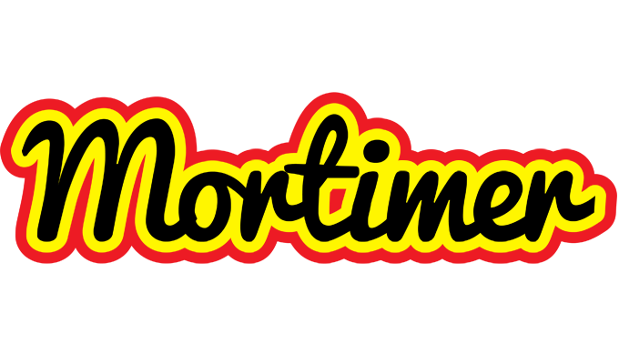 Mortimer flaming logo