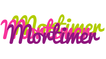 Mortimer flowers logo